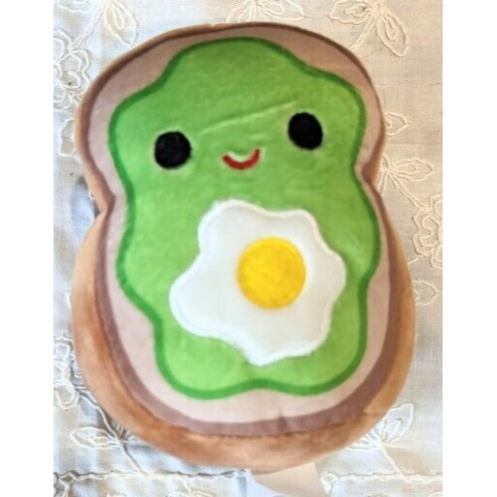 Squishmallow SINCLAIR Plush Avocado Toast With Egg 6" Food Small Stuffed Toy